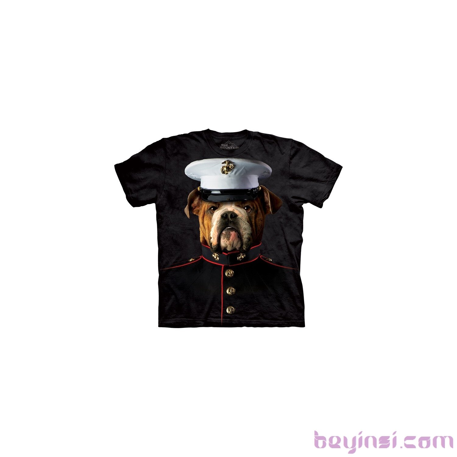 bulldog-marine-t-shirt-3d-hayvan-temalı-tişörtler-beyinsi